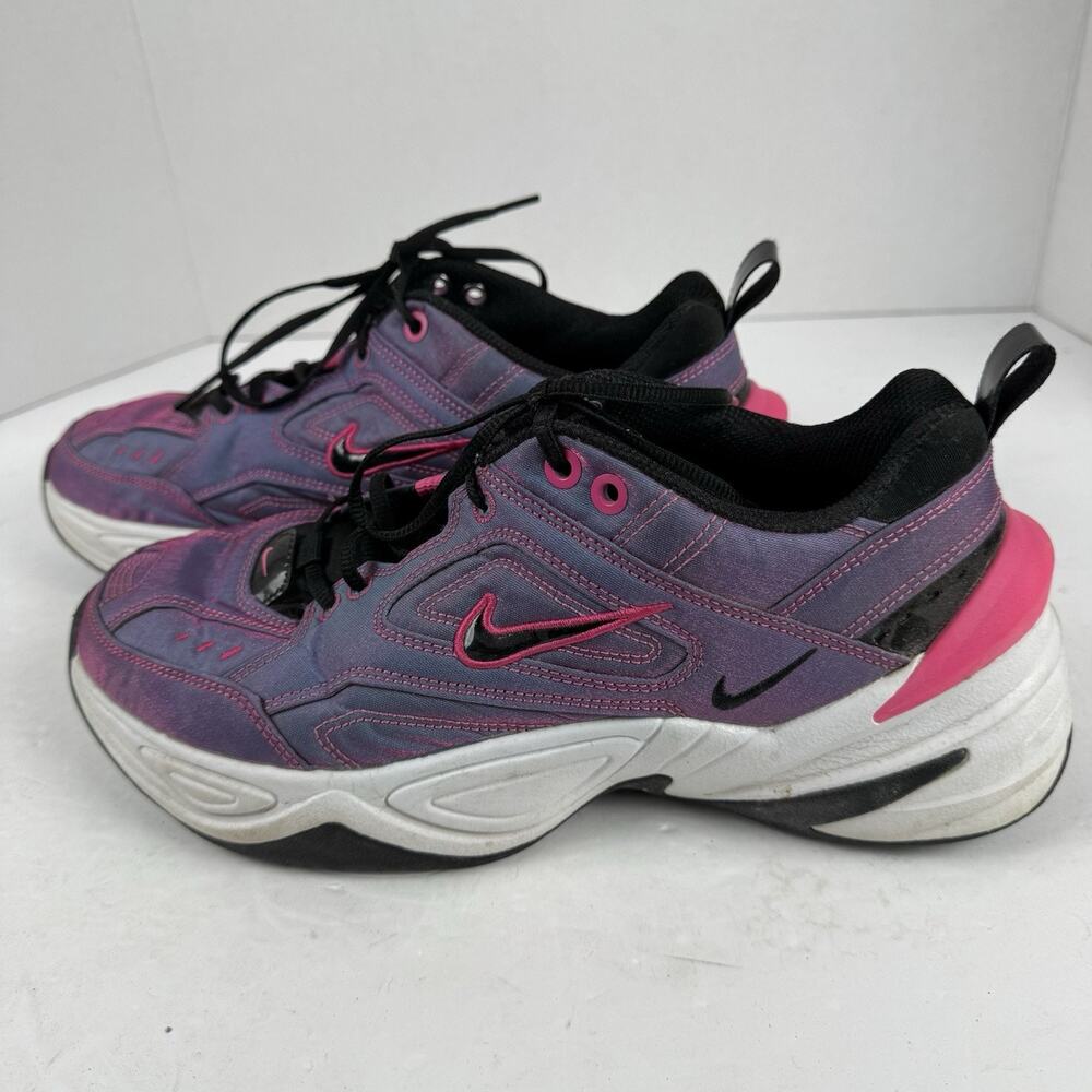 Nike M2K Tekno SE Woman Shoes Size 8.5 - Laser Fuchsia Black White AV4221-600